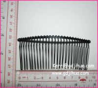 Twisted metal comb, hair comb