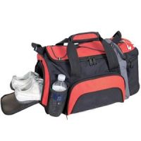 black sport duffle bag