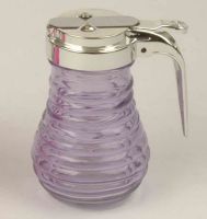 Color Changing Glass Honey Jar