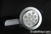 LED downlight, 1w-27w ceiling lights, 85-265v, 100lm/w, 2700-6500k CCT