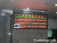 Dual/single Color LED Sign Display