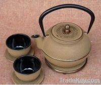 Chinese traditional health cast iron teapot set