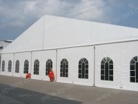outdoor event tent 25x40m with transparent wall