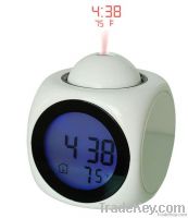 talking projector clock