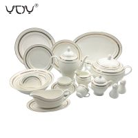 Bone china dinner set new  bone china round shape 61pcs for 8persons From China