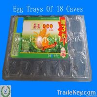 Plastic egg tray