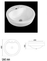 Semi-mount Bathroom Sinks