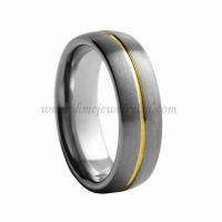 Gold Plated Tungsten Rings