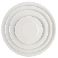 Porcelain Round Plates & Chargers
