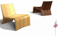 Mojave Solid bamboo Lounge Chair