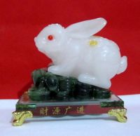 Free Shipping+100% Natural Jade For Rabbit zodiac