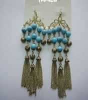 fashion earrings with tassels