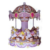 Amusement game for children games coin operated 6 players horse ride kiddie carousel game machine children games 