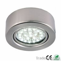 12V Round LED Under Cabinet Lights in Kitchen