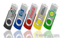 swivel usb flash drive 1-32gb ( free logo . color can be choose)