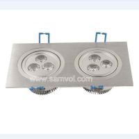 6x1W Led Downlights, Cool White 6500K
