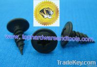 black phosphated modified truss/wafer head self-tapping screw