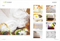 Hotel plain white towel