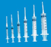 Disposable  syringe with needle