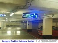 Indicating light for parking guidacne system