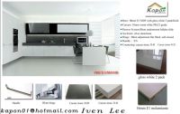 gloss white lacquer/2pack kitchen: $3100