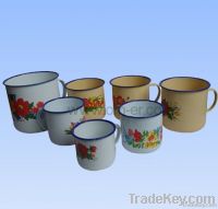 enamelware, enamel mug, cup, drinkware cup.