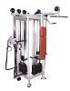 four station training machine fitness