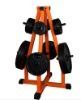 Two tier dumbbell rack gym equipment
