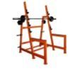 Vertical weight lifting frame