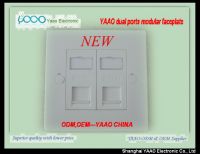 network rj45 keystone face plate