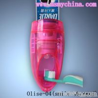 Olise-smile shaped automatic toothpaste squeezing device
