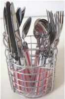 24pcs flatware set with basket