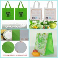 Biodegradable corn starch shopping bag