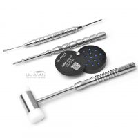 UL AMIN Bone Tack Kit Dental Implant GBR Pins Tacks Titanium Guided Regeneration Bone Mallet Membrane Holding Instrument CE