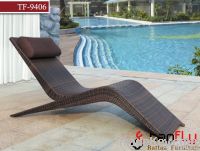 TF-9406Modern pool lounger/wicker sun lounger