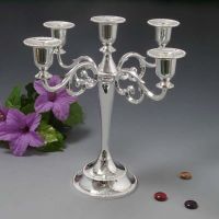 five Candlestick , candle holder, metal candle holder