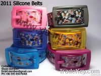 colorful Silicone Belt, Rubber Belt, Plastic Belt