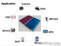 metal appearance external charger for mobile devices From China
