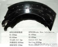 truck part trailer brake shoe