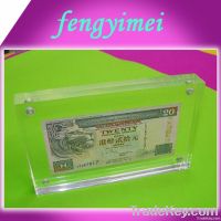 Clear acrylic photo frame