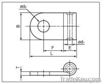 JST Connector Fork tongue terminal (X-type, Non-insulated)