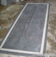 Blue limestone countertop