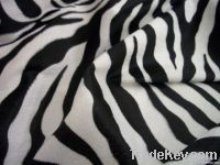 100%polyester minky zebra upholstery fabric