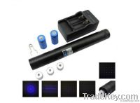 1W blue laser pointer with 5 Star Caps