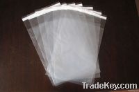 Clear Poly Bags with Permanent Tape From China