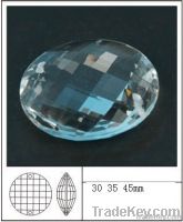 crystal circle beads for chandelier