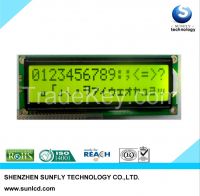 LCD Display 2x16 chr 16x2 Y/G STN Backlight