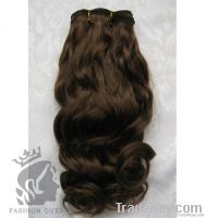 Color #6 Super Quality Indian Remy Hair Wefts