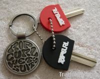 keychain with key cover