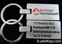 metal keychain with logo